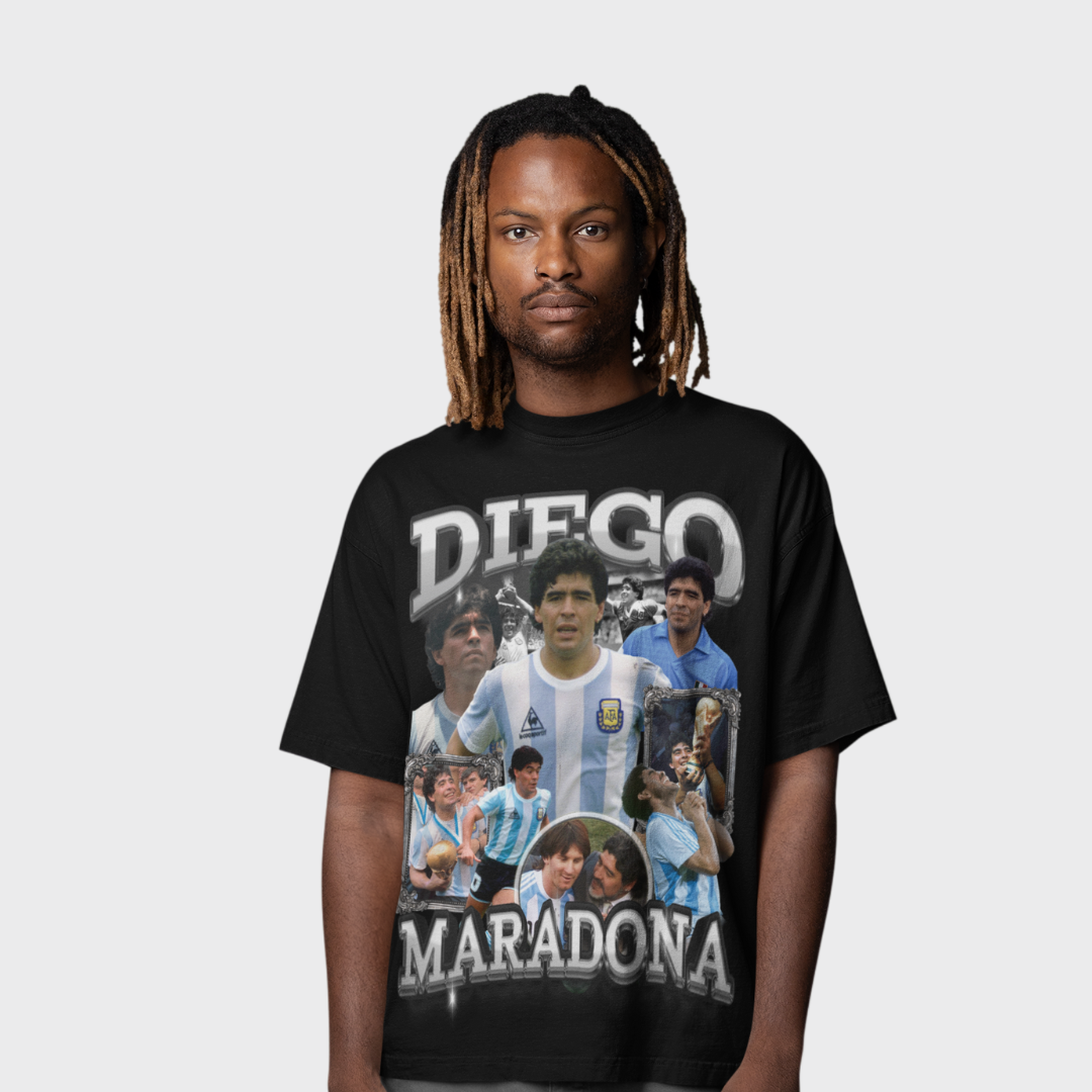 Diego Maradona Graphic Tee "ARGENTINA"