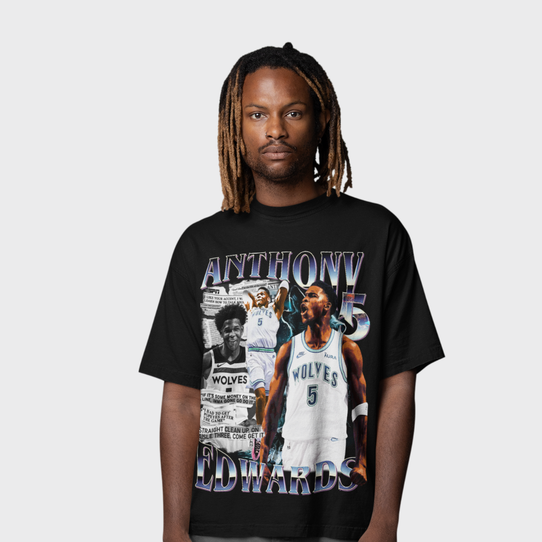 Anthony Edwards Graphic Tee "Woves"