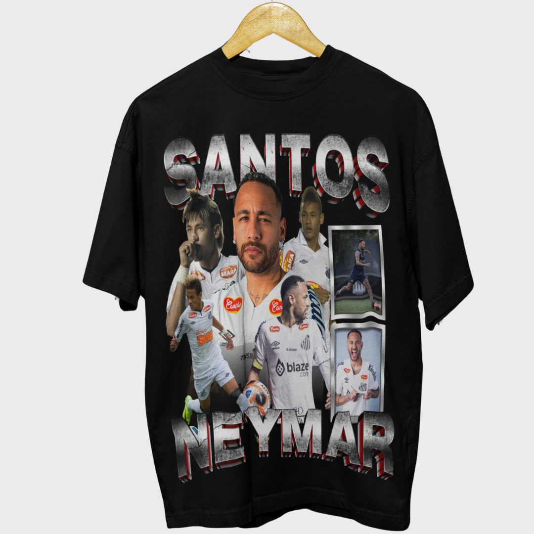 Neymar jr. Graphic Tee "SANTOS"