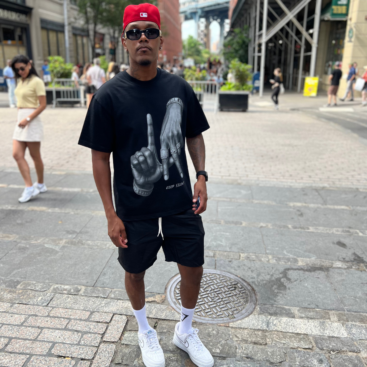 Plash Tee "KEEP SILENT"