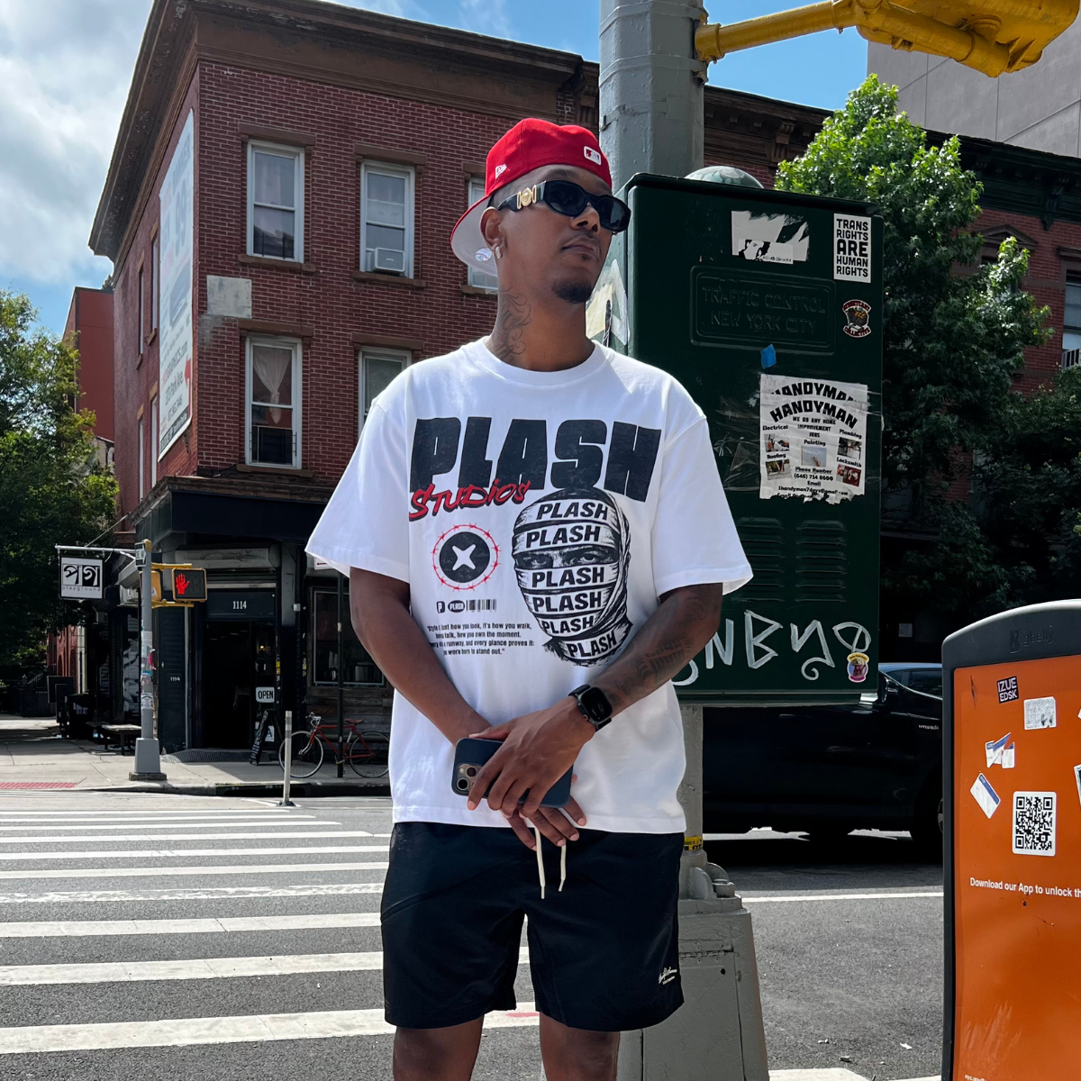 Plash Tee "RUNWAY PSYCHO"