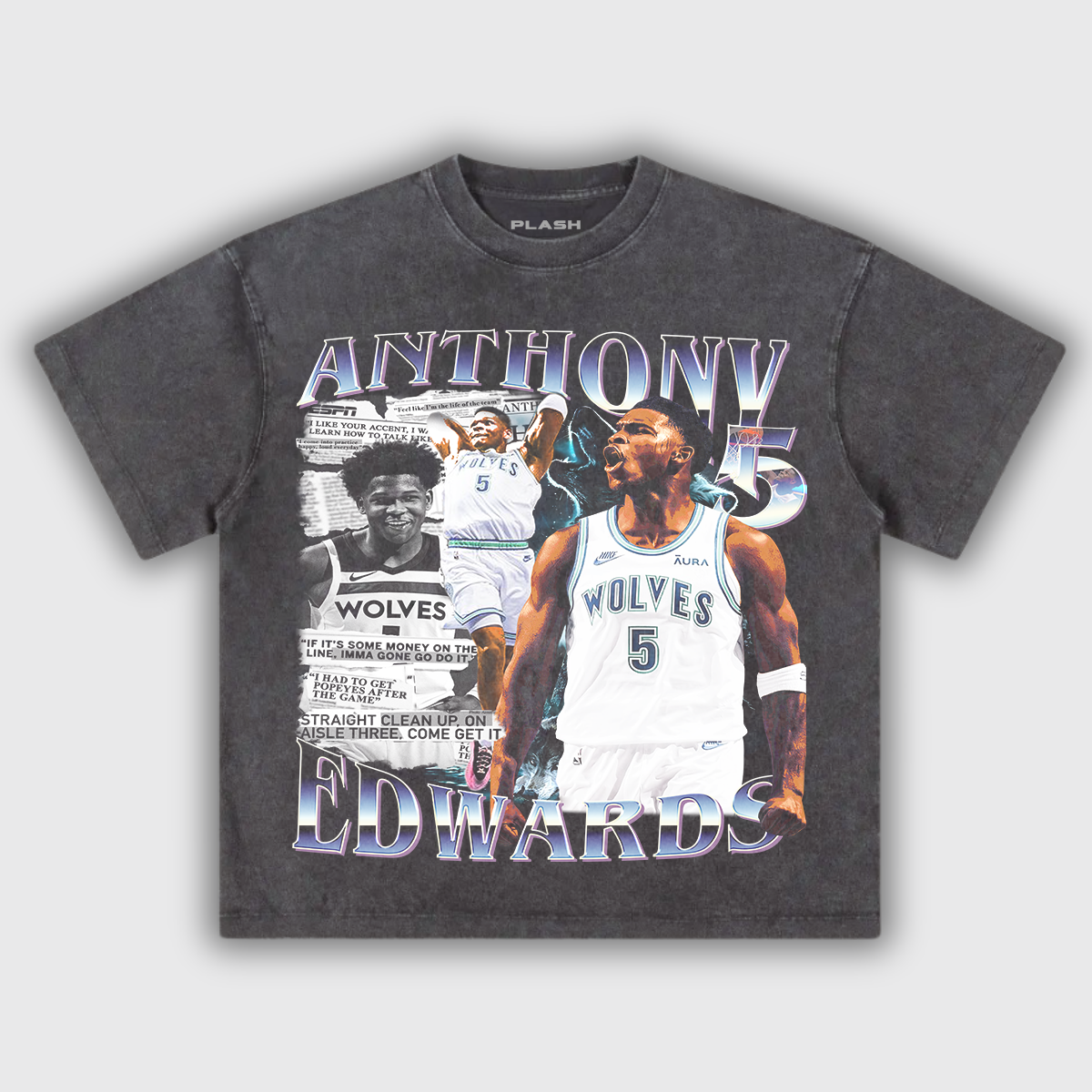 Anthony Edwards Graphic Tee "Woves"