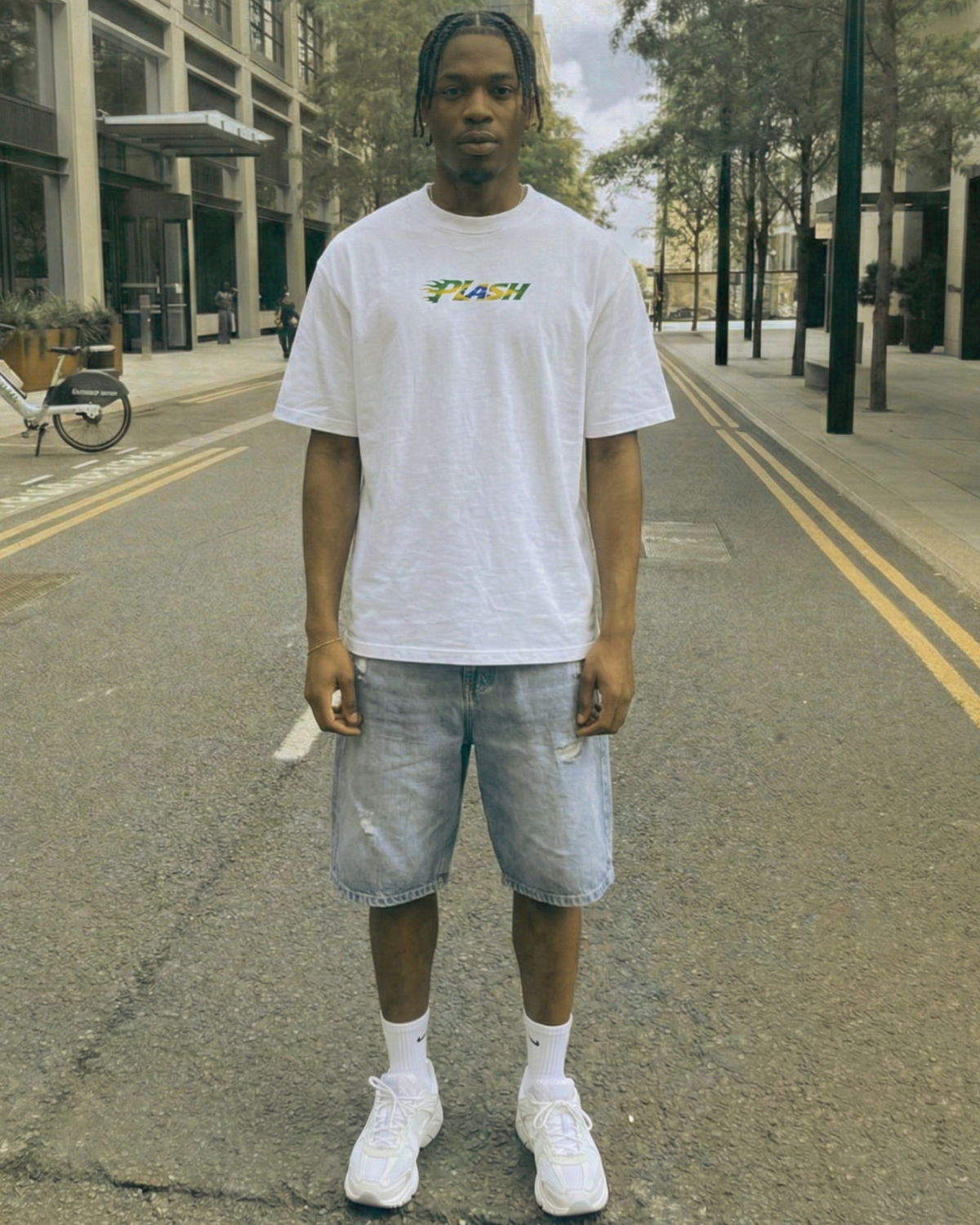 FLAME WHITE TEE