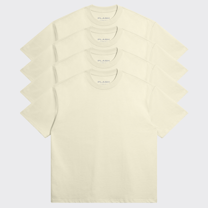 4 Pack Basic Oversized T-Shirt