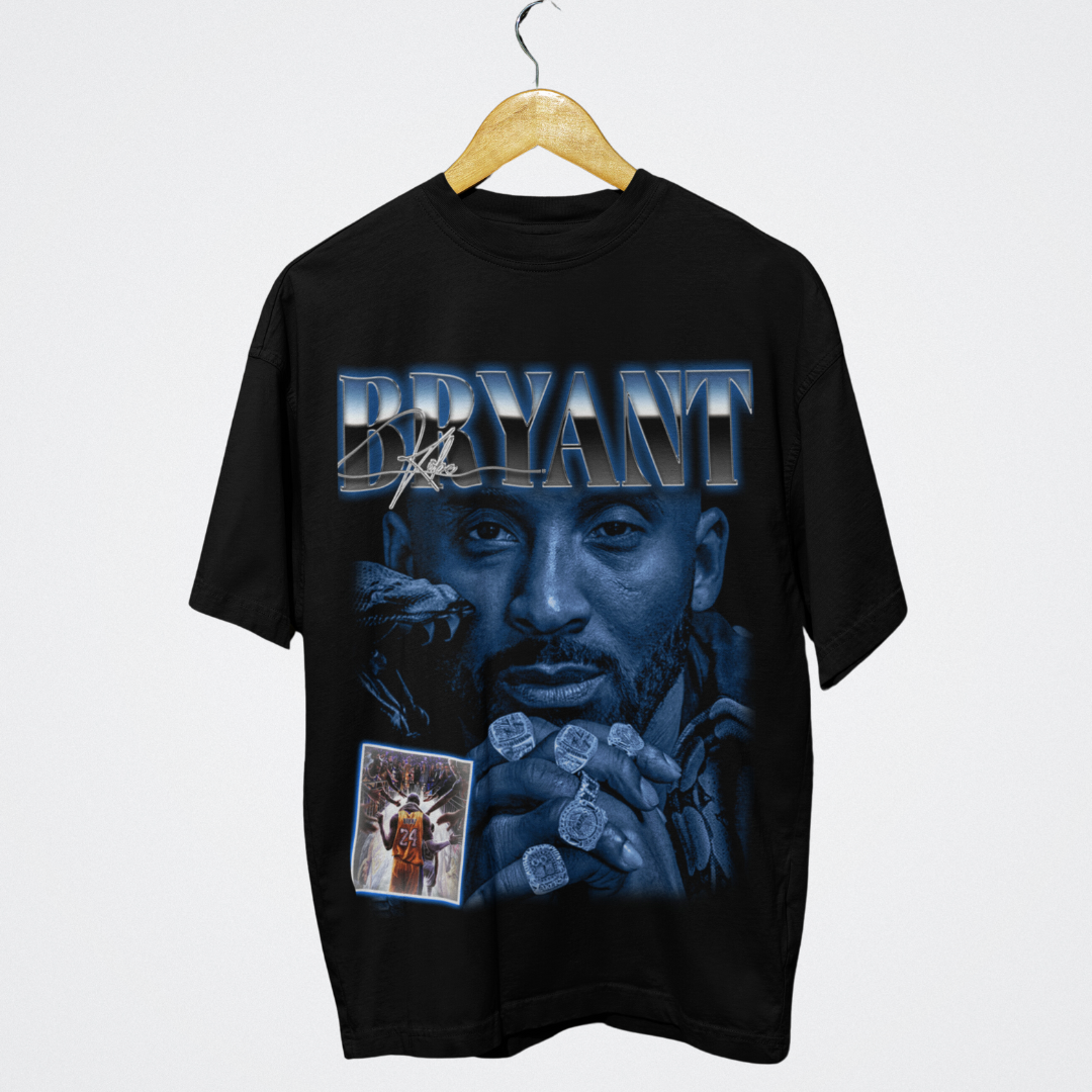 Kobe Bryant Graphic Tee "MAMBA RINGS"