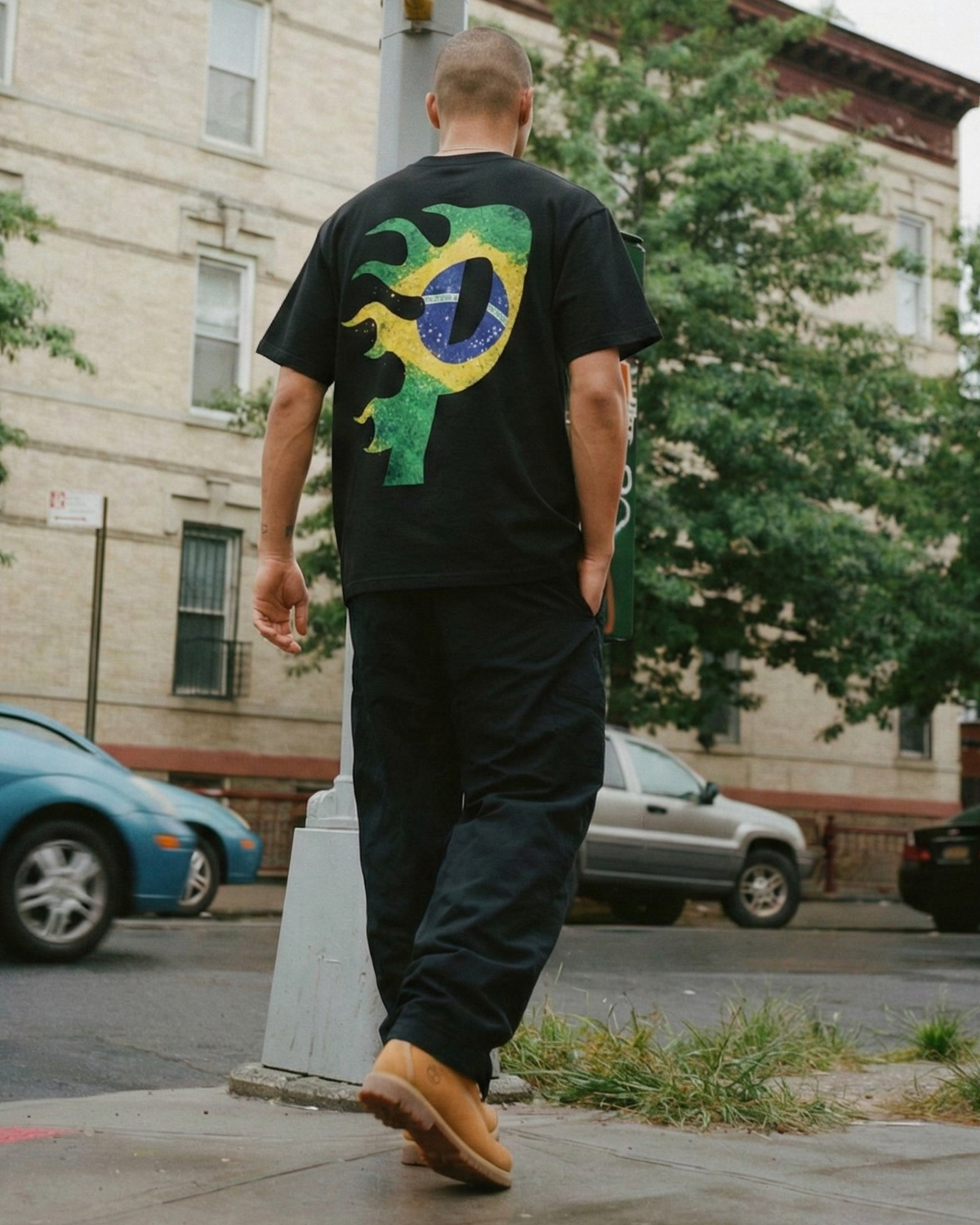 FLAME BLACK TEE