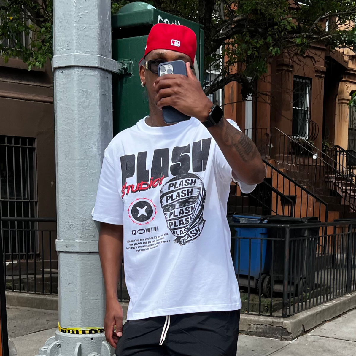 Plash Tee "RUNWAY PSYCHO"