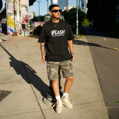 Plash Tee "NOISE YOUR CULTURE"