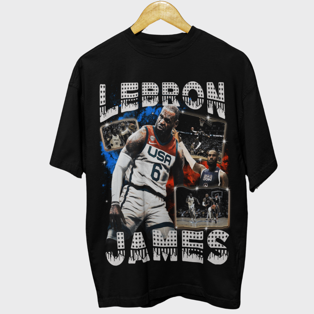Lebron James Graphic Tee "USA"