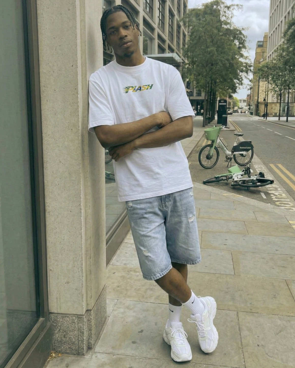 FLAME WHITE TEE