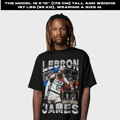Lebron James Graphic Tee "USA"