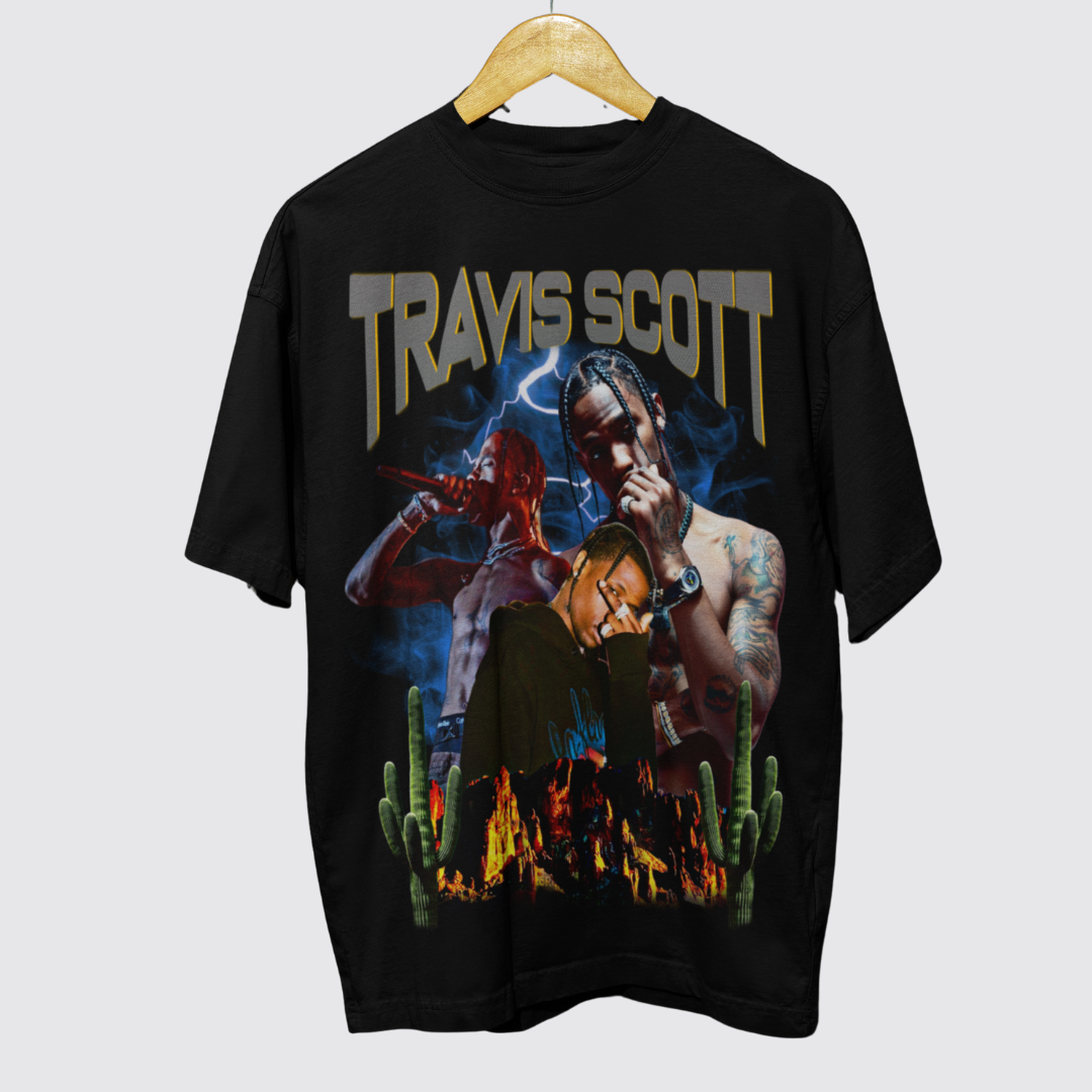 Travis Scott Graphic Tee "CACTUS PLANT"