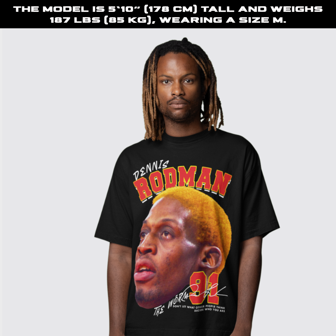 Dennis Rodman Graphic Tee "#91"