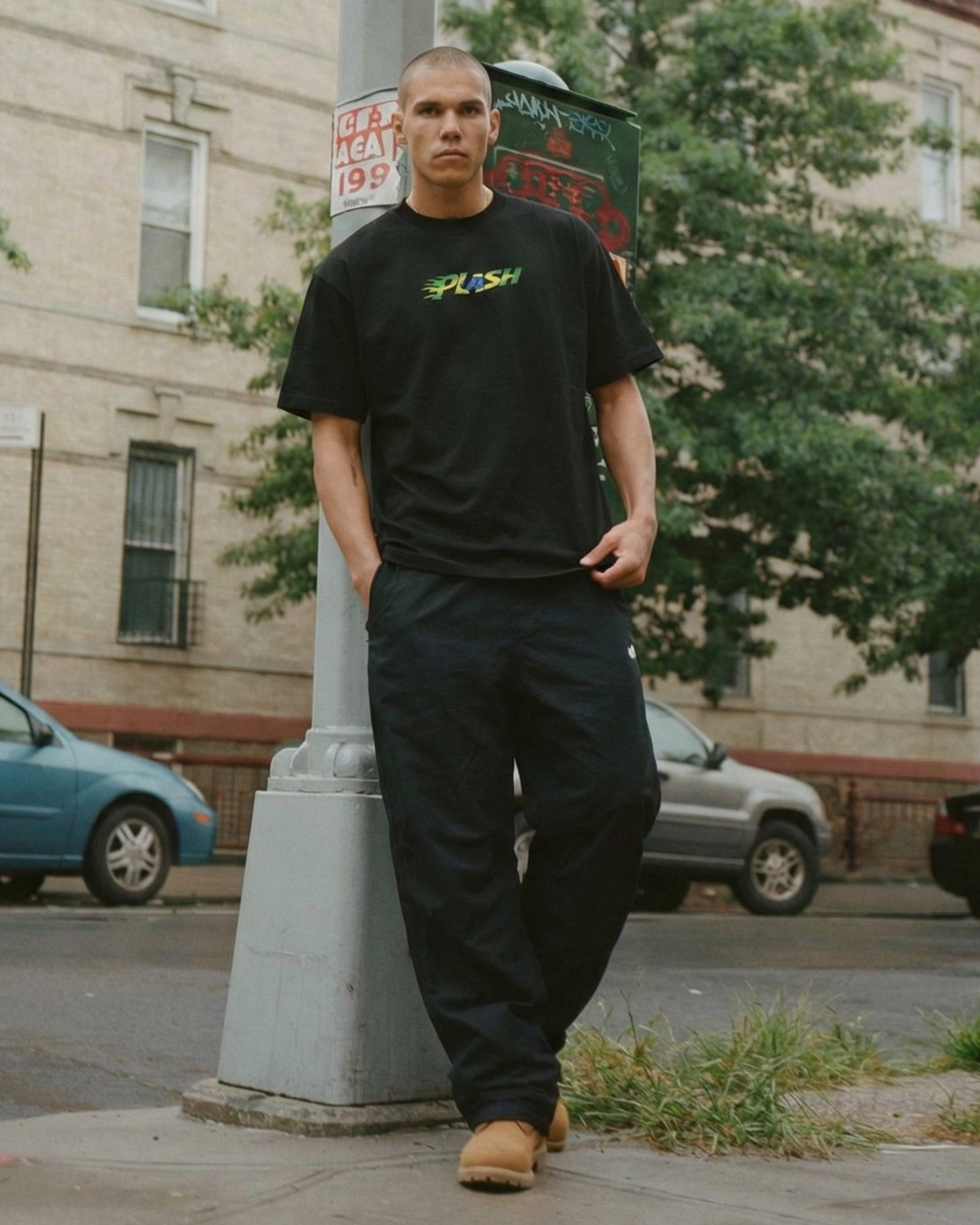 FLAME BLACK TEE