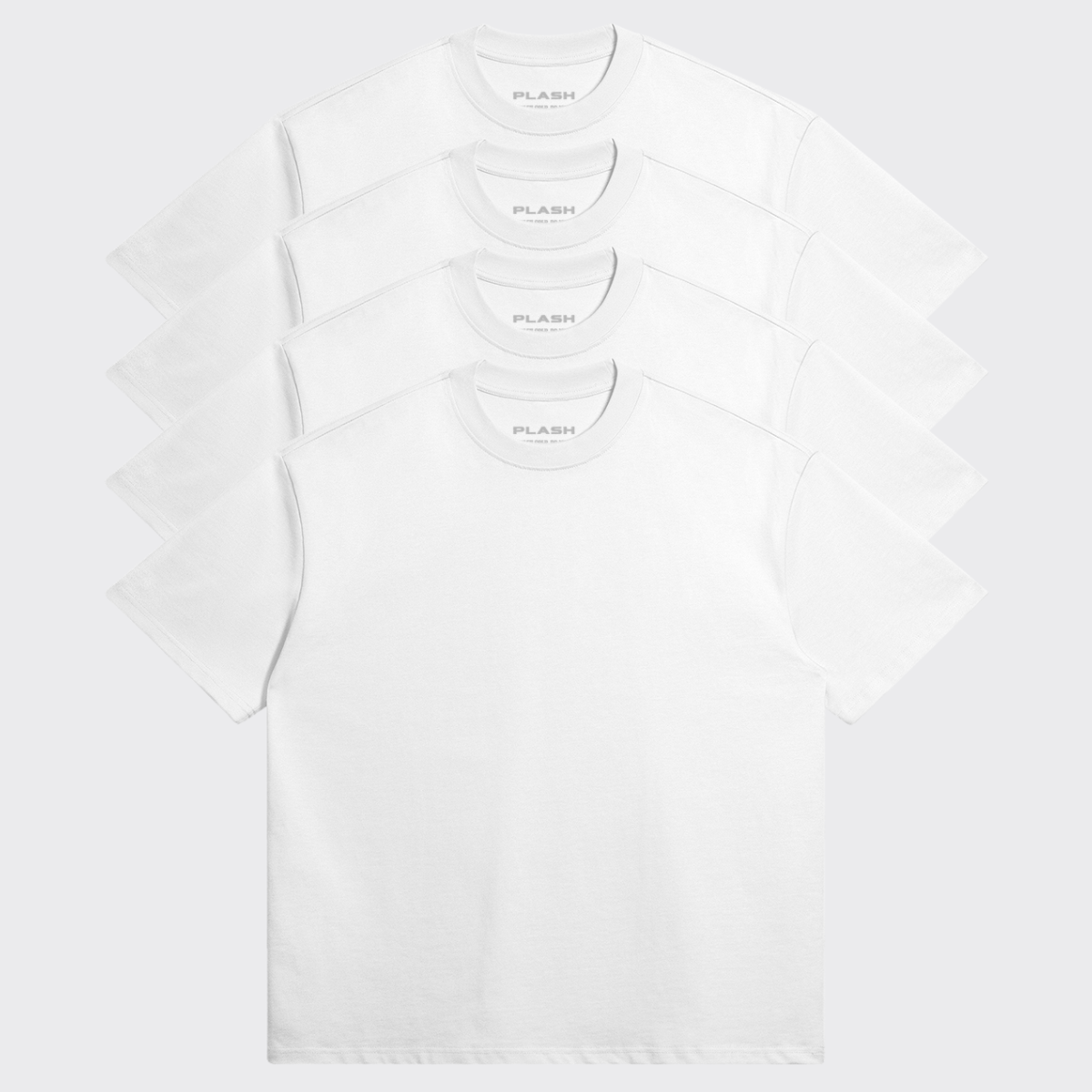 4 Pack Basic Oversized T-Shirt