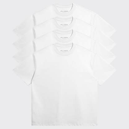 4 Pack Basic Oversized T-Shirt