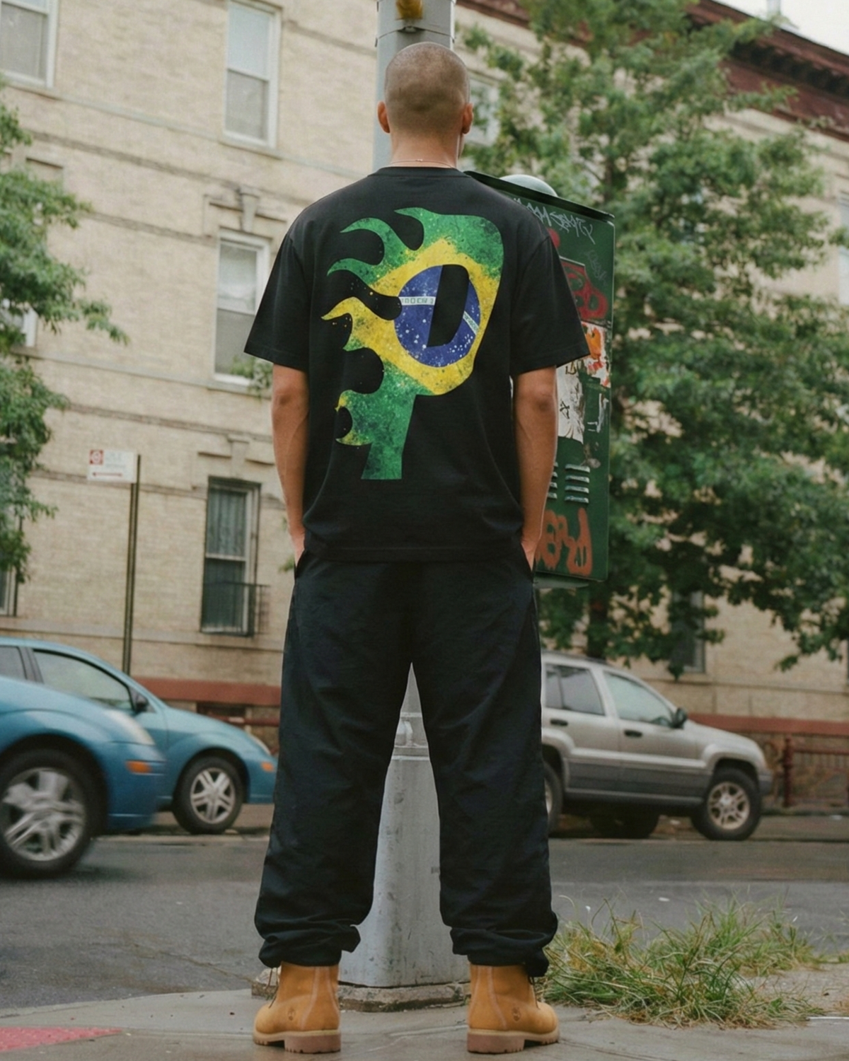 FLAME BLACK TEE