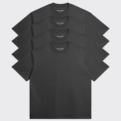 4 Pack Basic Oversized T-Shirt