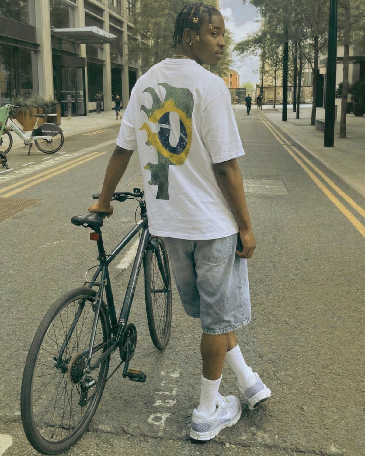 FLAME WHITE TEE