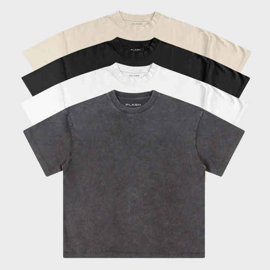 4 Pack Basic Oversized T-Shirt