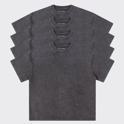 4 Pack Basic Oversized T-Shirt