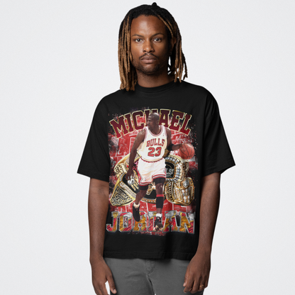 Michael Jordan Graphic Tee "RINGS"