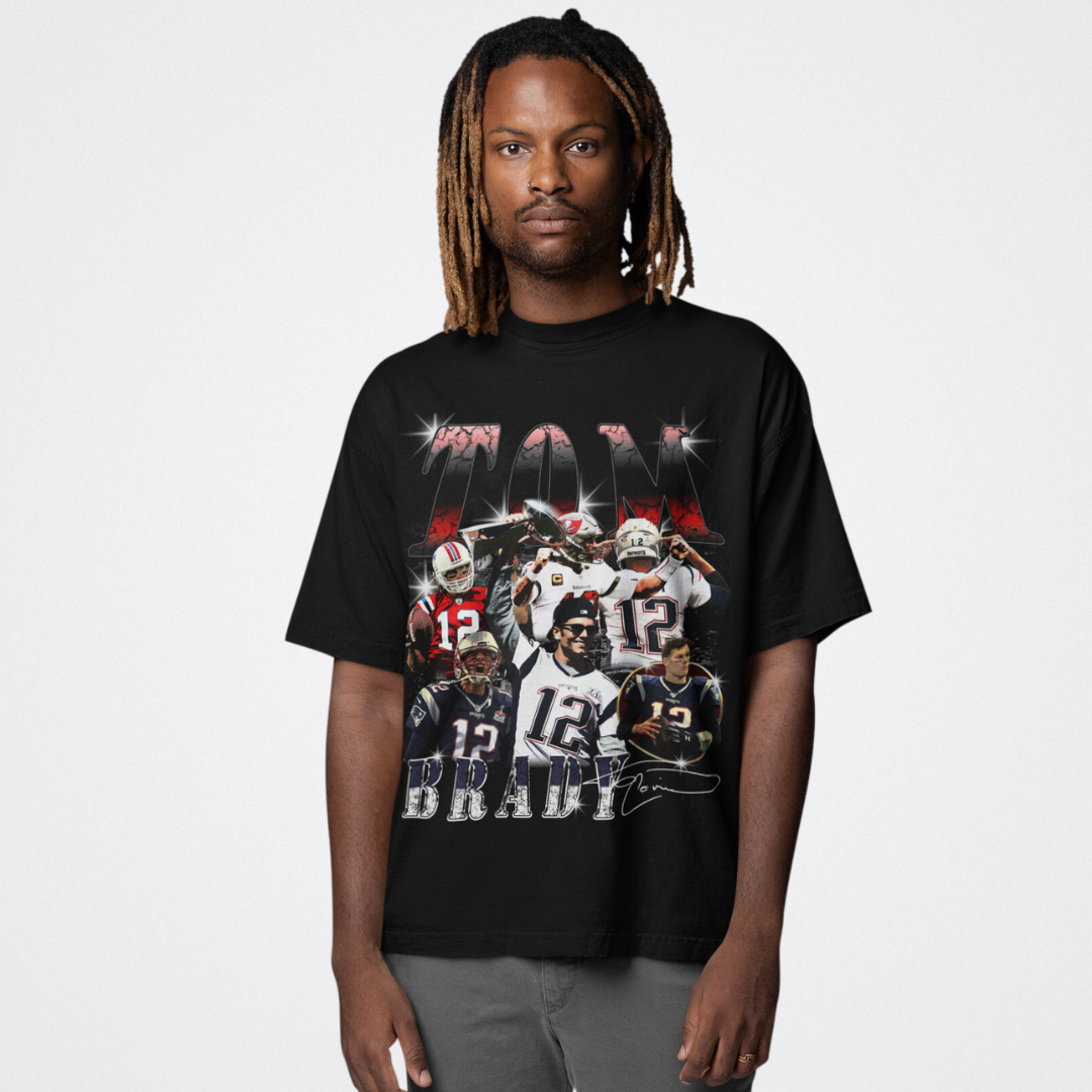 Tom Brady Graphic Tee "THE GOAT"