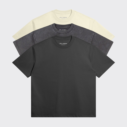 3 Pack Basic Oversized T-Shirt