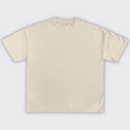 Cream Basic T-Shirt