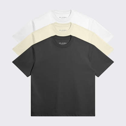 3 Pack Basic Oversized T-Shirt