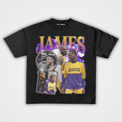 Lebron and Bronny James Graphic Tee "LEGACY"