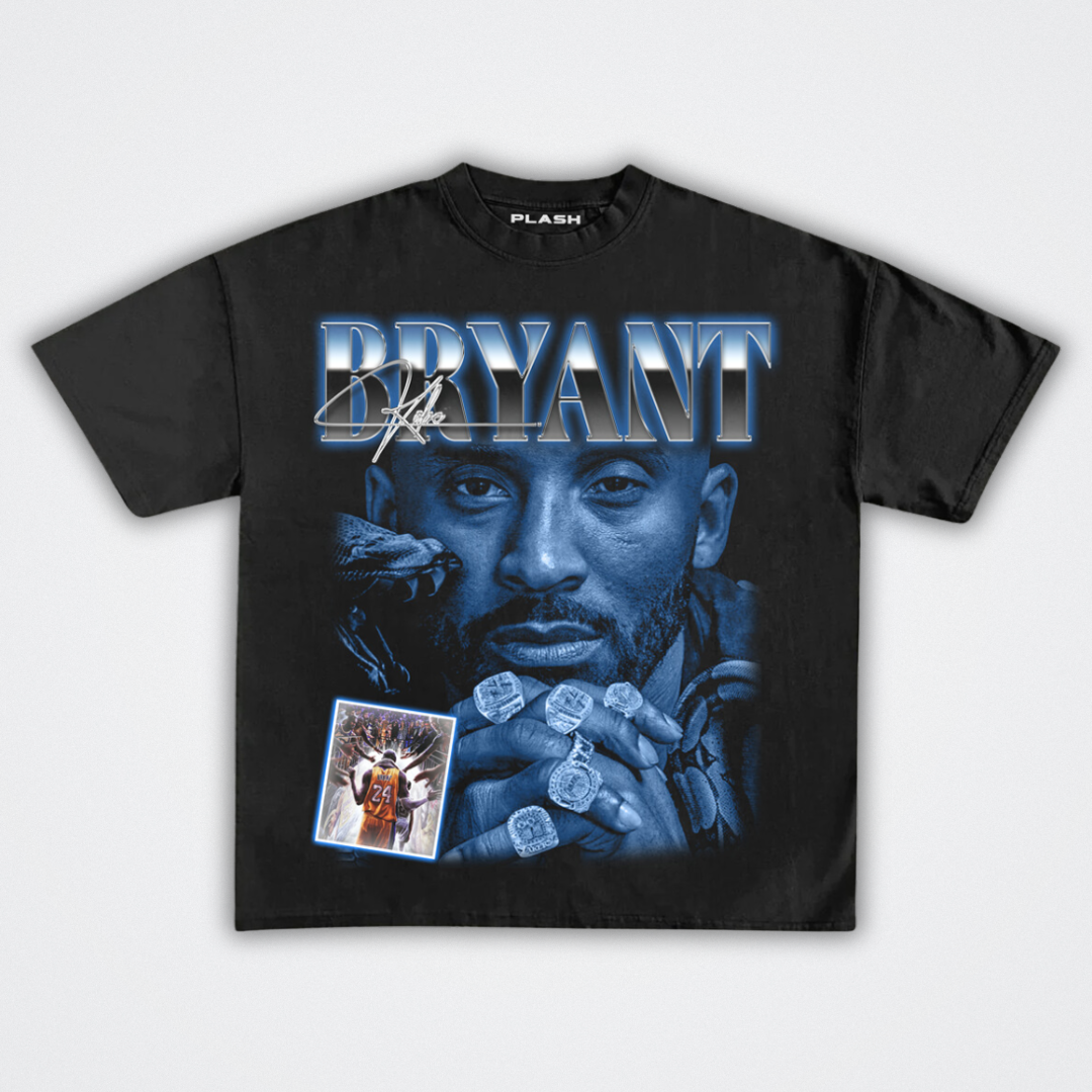 Kobe Bryant Graphic Tee "MAMBA RINGS"