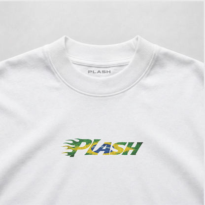 Braza Flame White Oversized Tee