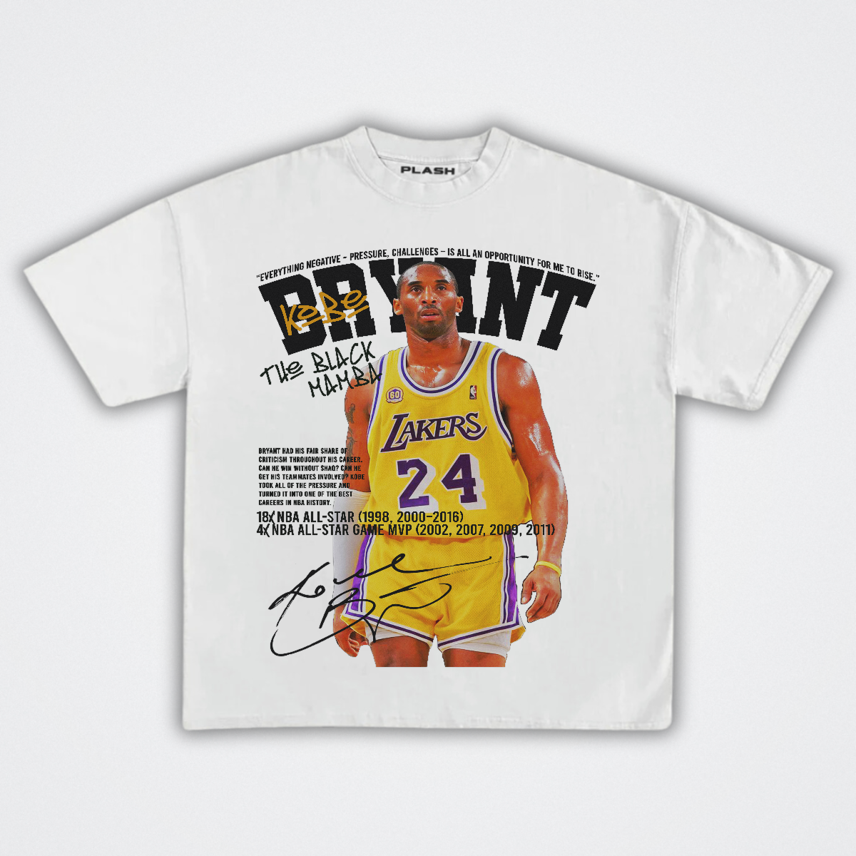 Kobe Bryant Graphic Tee "THE BLACK MAMBA"