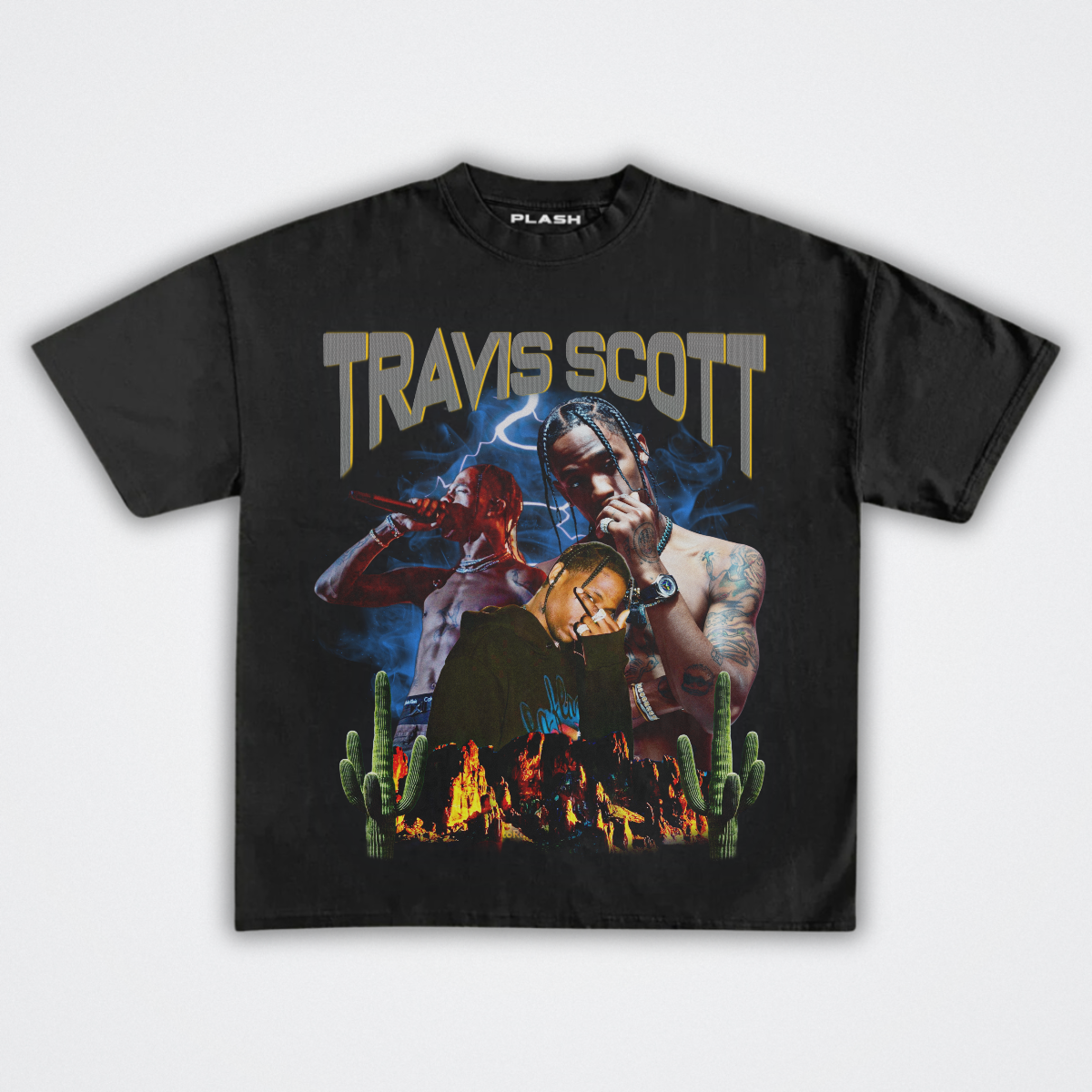 Travis Scott Graphic Tee "CACTUS PLANT"