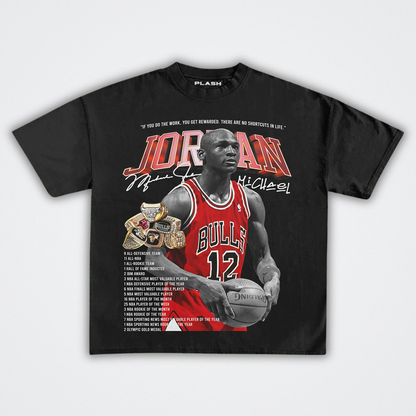 Michael Jordan Graphic Tee "RECORDS"