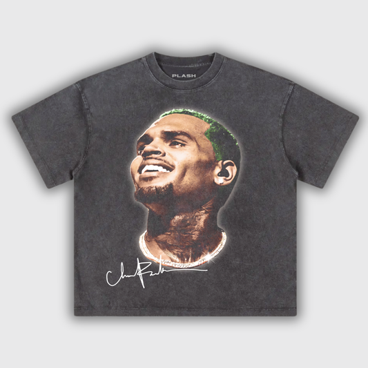Chris Brown Big Face Tee "STAR"