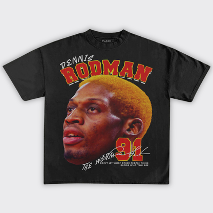 Dennis Rodman Graphic Tee "#91"