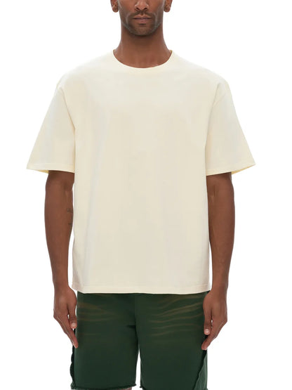 Beige Basic Oversized T-Shirt