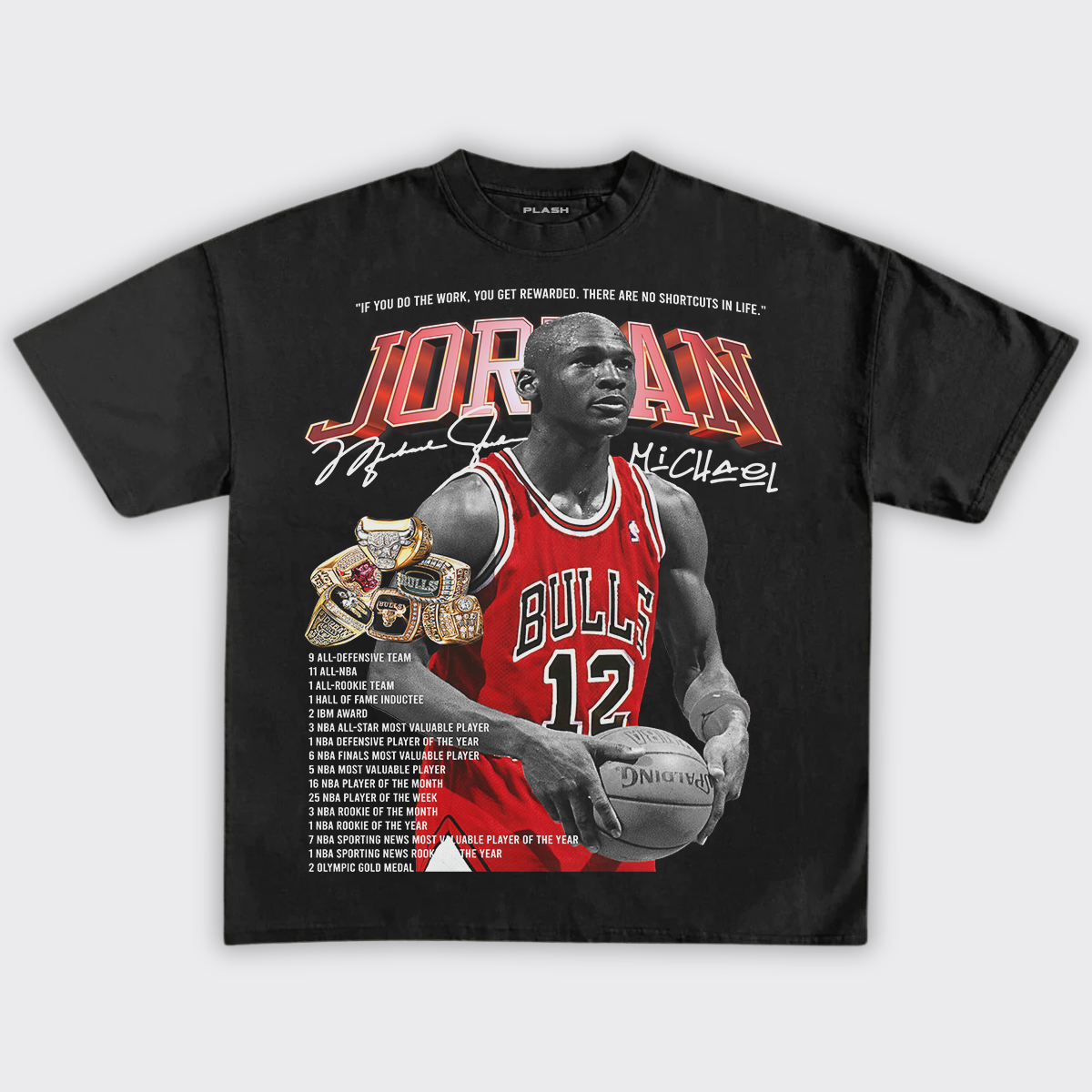 Michael Jordan Graphic Tee "AWARDS"