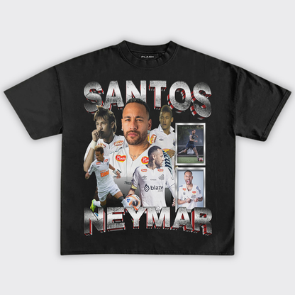 Neymar jr. Graphic Tee "SANTOS"