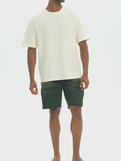 Beige Basic Oversized T-Shirt