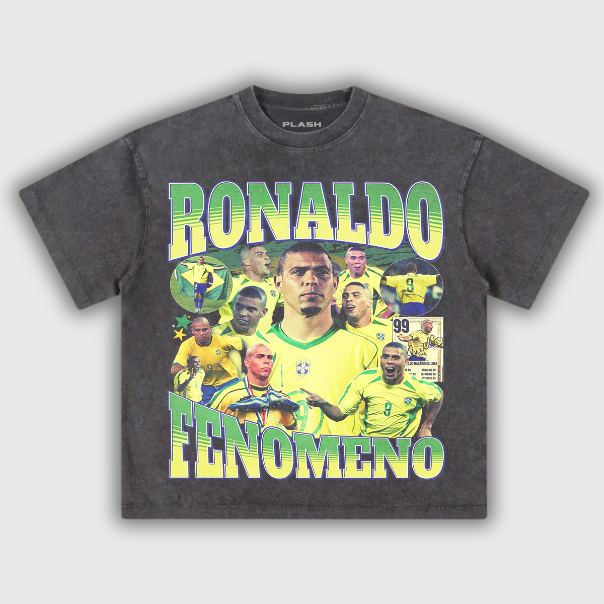 Ronaldo Nazário Graphic Tee "FENOMENO"