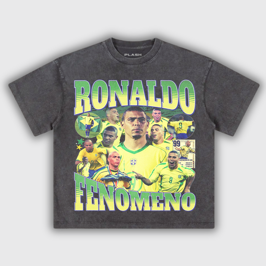 Ronaldo Nazário Graphic Tee "FENOMENO"